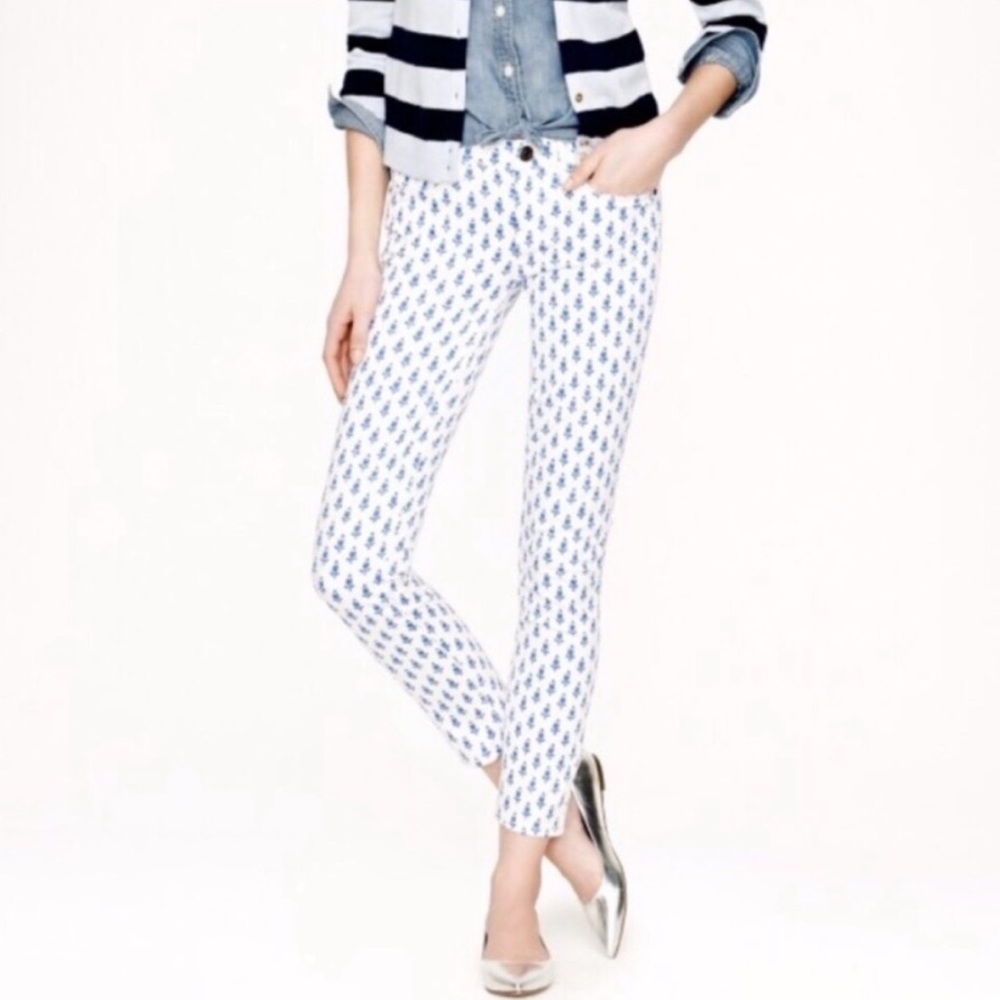 J. Crew White Ankle Skinny Jeans - 28